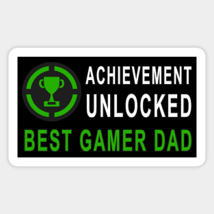 Achievement Unlocked - Best Dad Sticker